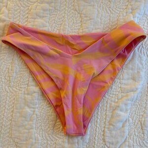 Starfit Bikini Bottom Pink and Orange Size Small